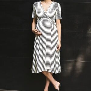 Nom Maternity Maya During & After Wrap Dress
